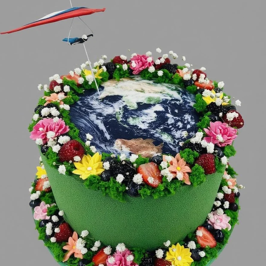 Торт дельтаплан