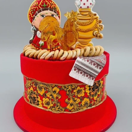 Торт с самоваром