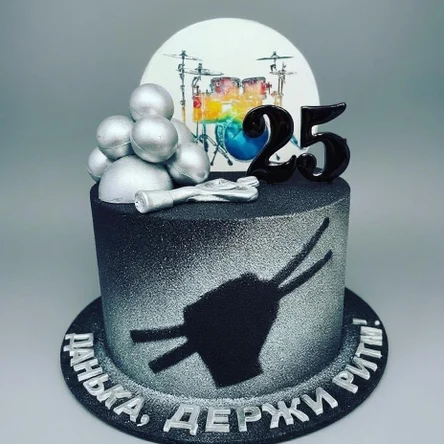 Торт для барабанщика